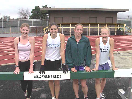 (L-R): Aldridge, Renteria, A. Allen, L. Allen - (Becka Zamolo-not shown)